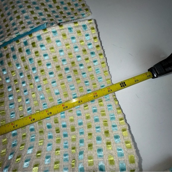 Talbots Blue Green Woven Women's Jacket Sz 14P - Picture 8 of 16